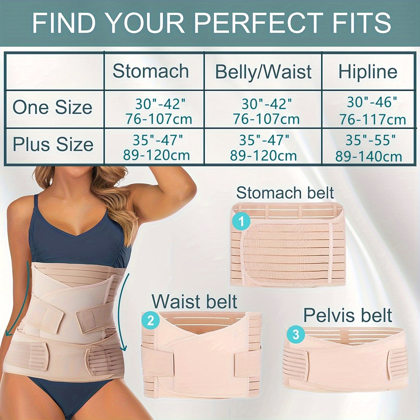 MamaRecover | Recovery Wrap – Adjustable Belly & C-Section Relief