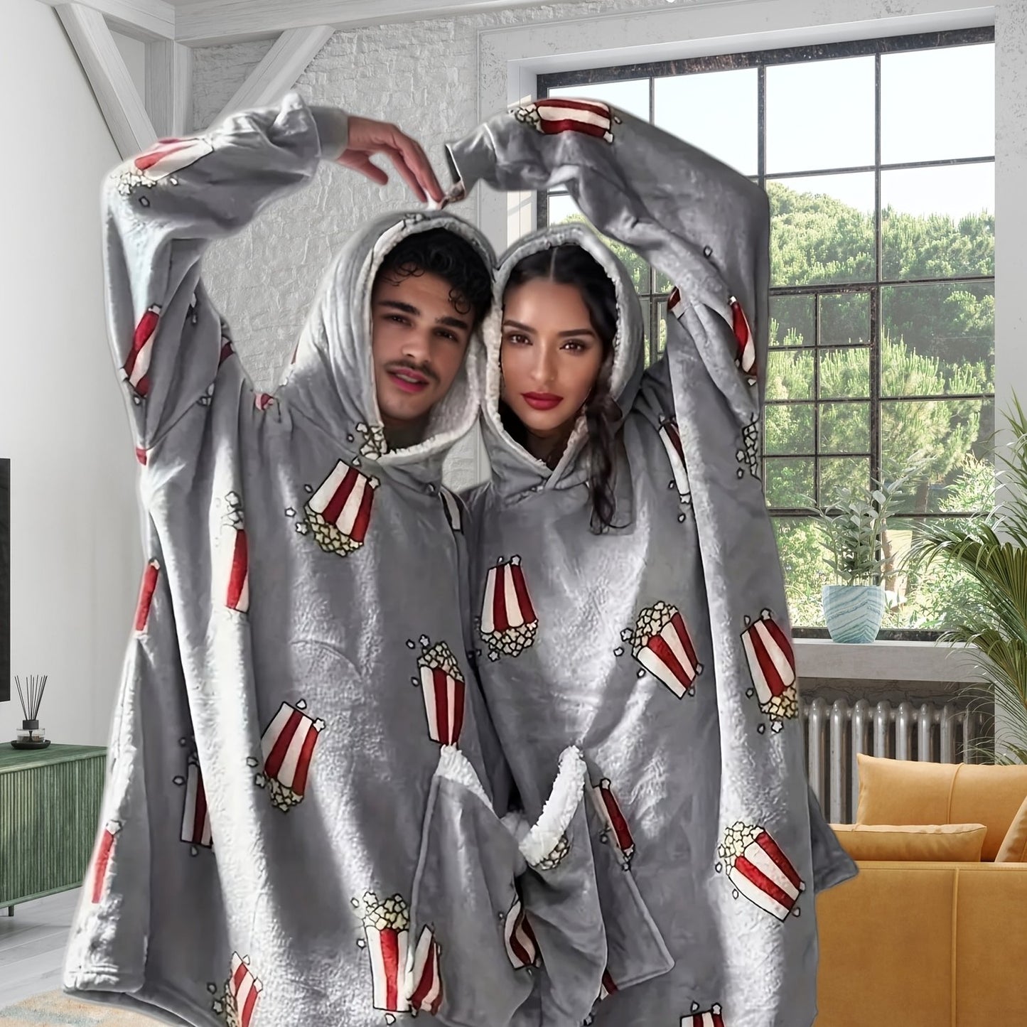 CozyBond | Matching Pyjamas – Plus Size Flannel with Fun Design