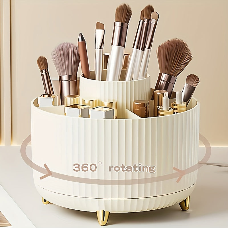 GlamSpin | 360° Cosmetic & Jewellery Organiser – Rotating & Space-Saving