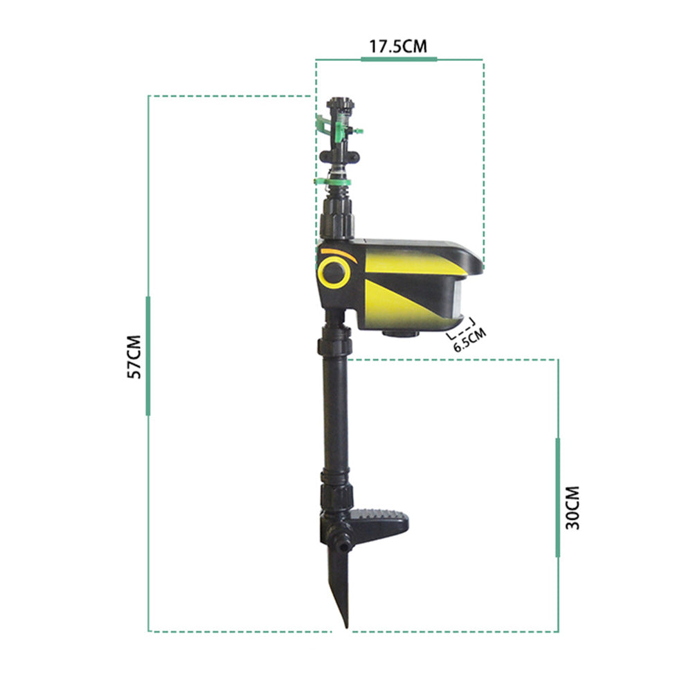 DeerGuard | Motion-Activated Sprinkler System for Deer with Solar Power