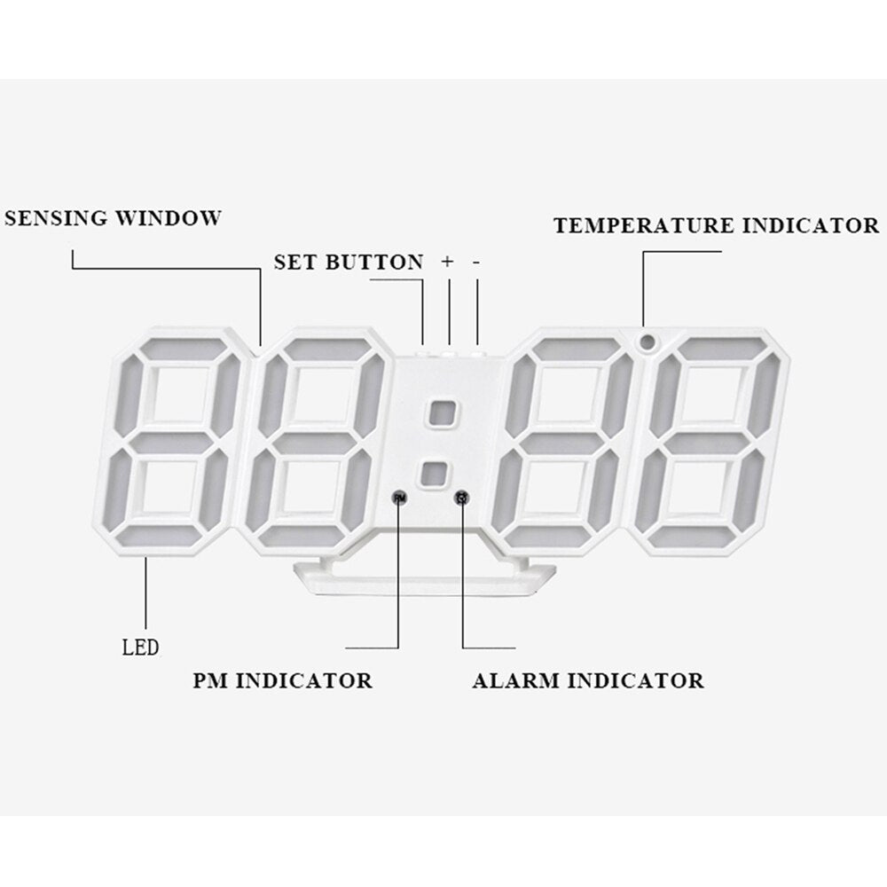 DigiClock | Elegant LED Digital Clock