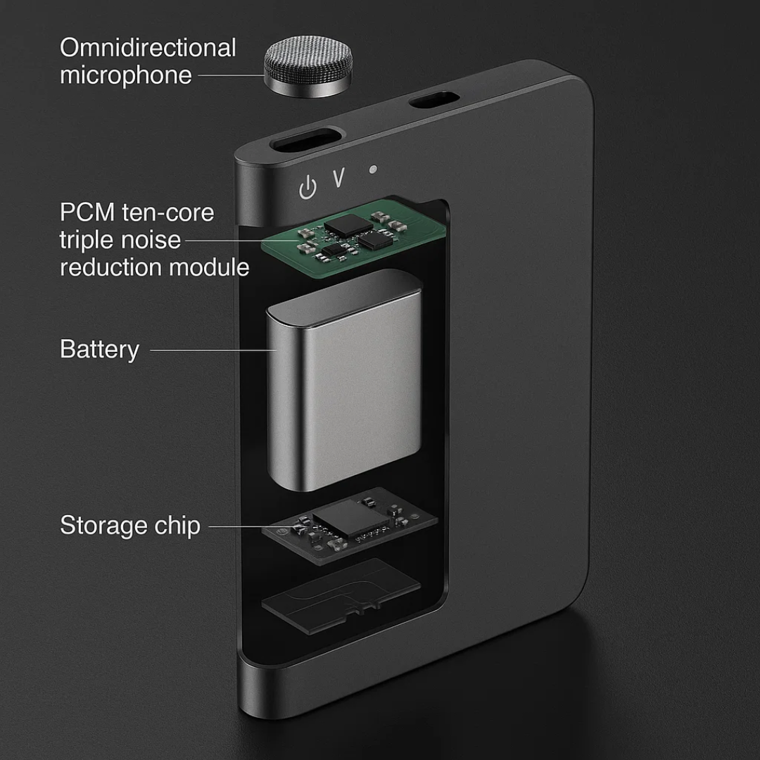 NanoRec | The smallest voice recorder with 384Kbps quality