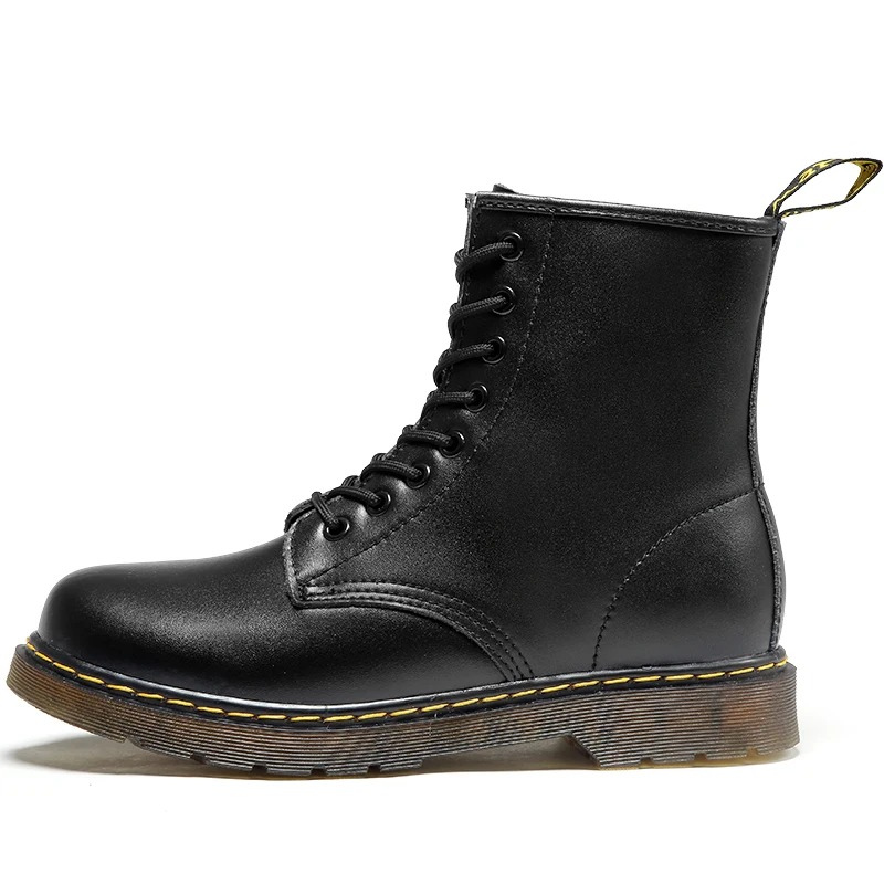 Stylish Men's Lace-Up Vegan Leather Shoes With Warm Inner Lining for Winter-6