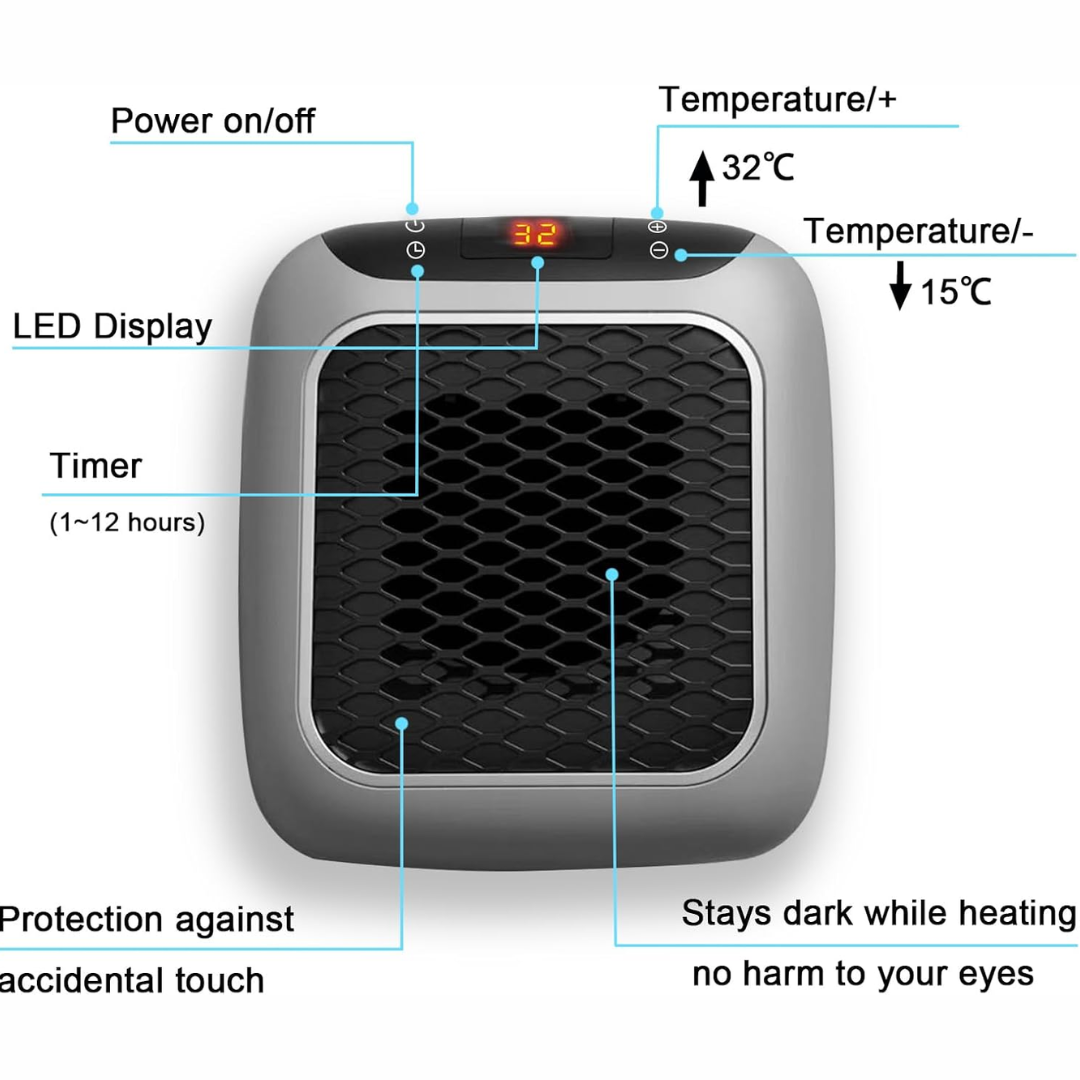 EcoHeat | Energy-saving fan heater with a modern design