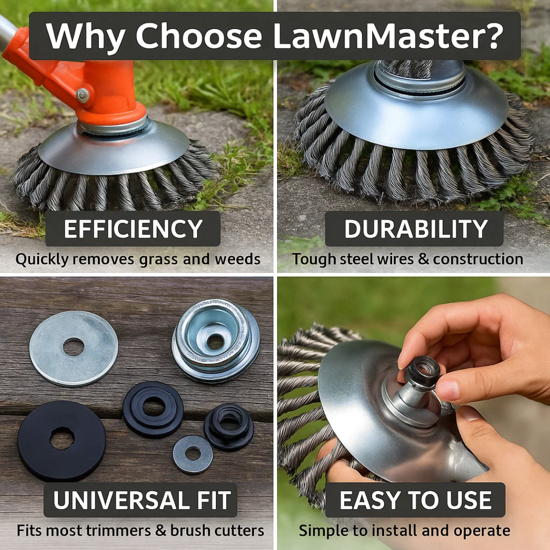 LawnMaster | Efficient Grass and Weed Cutter for Immaculate Gardens