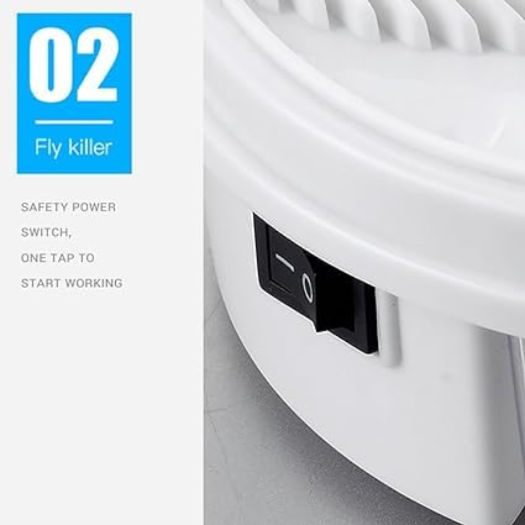 BuzzOff | Silent Fly Trap – Eco‑Friendly, Non‑Toxic Insect Catcher