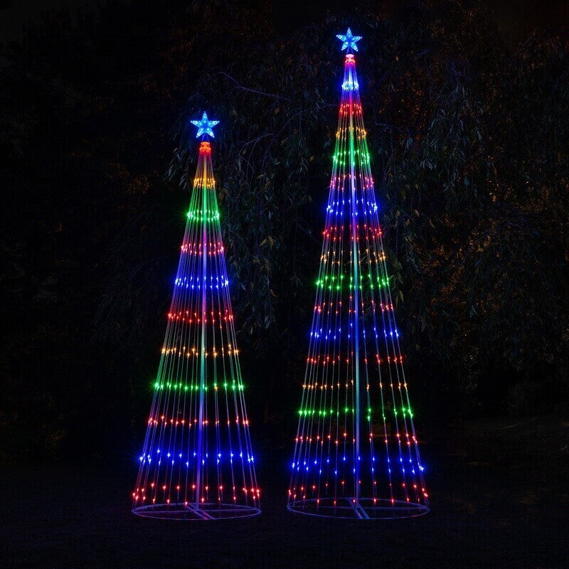 XmasRay | Multicolour LED Animated Outdoor Christmas Tree Light Show