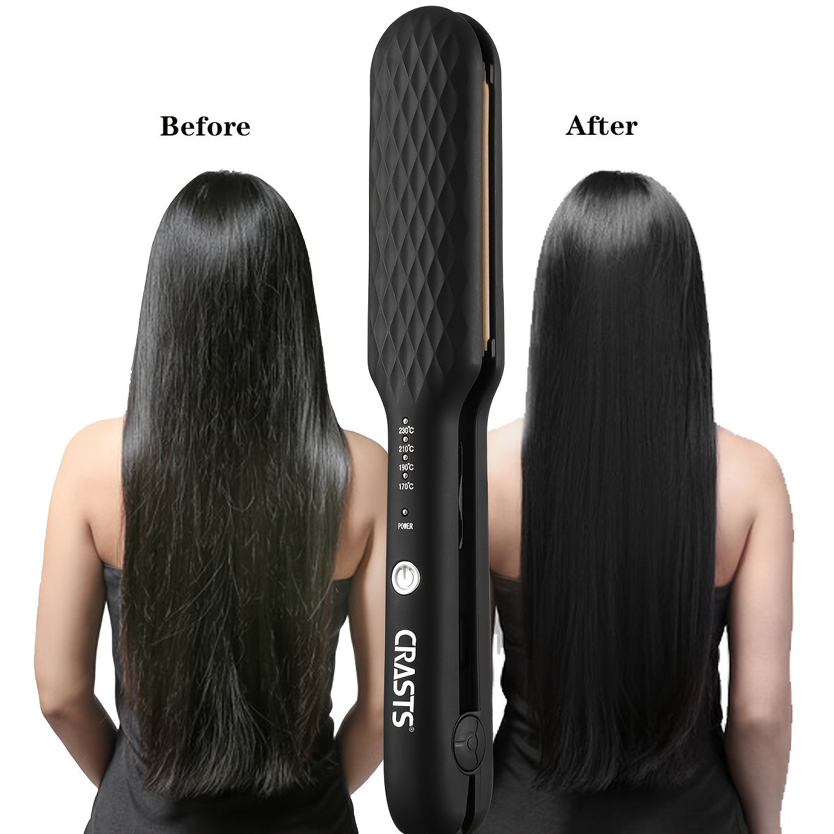 GlamForm | 3-in-1 Hair Styling Tool – Straighten, Curl & Crimp with LCD Control
