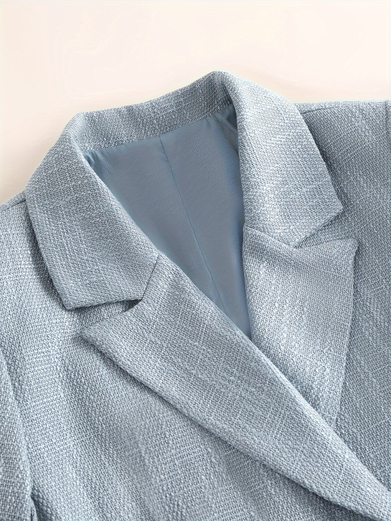 Elegant Women's Tweed Blazer - Timeless Smart Casual Style for Autumn/Winter-6