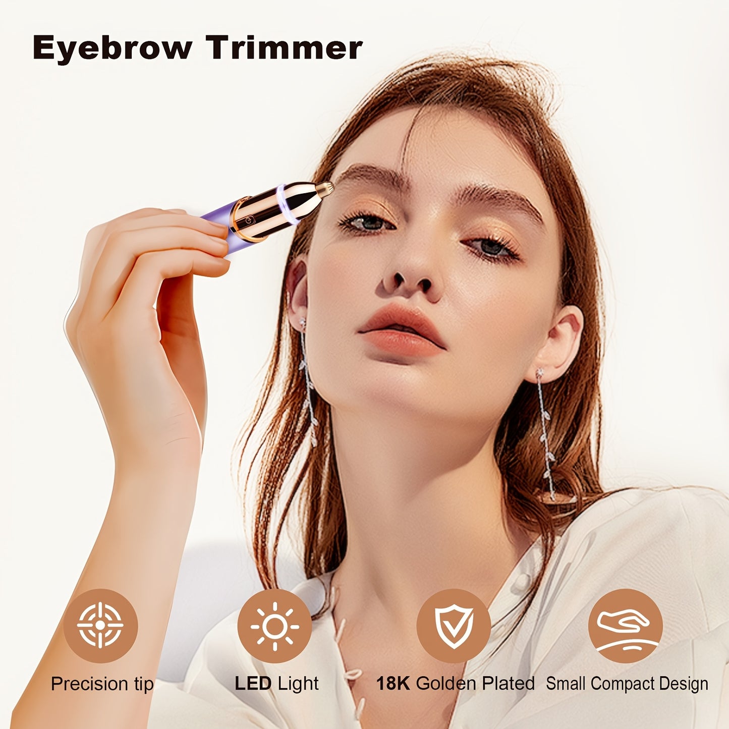 FaceFlick | 2-in-1 eyebrow & face trimmer - Precise & USB rechargeable