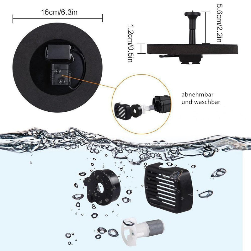 GardenJet | Solar-Powered Fountain Pump for Spring & Summer