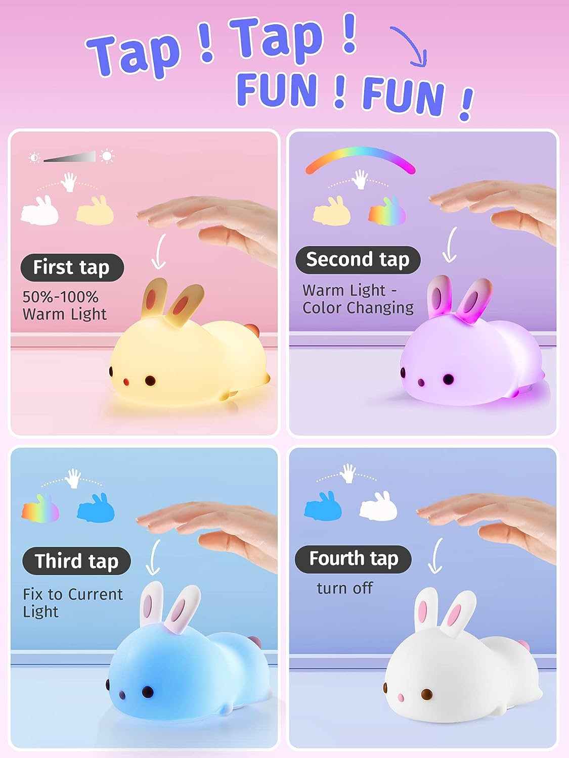 BunnyGlow | Soft Comfort Night Lamp