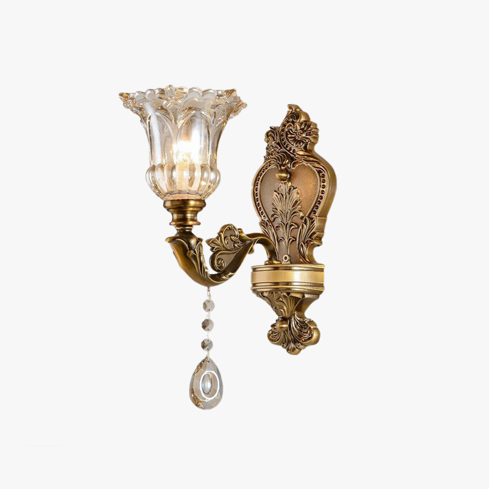 LumiHeritage | Elegant Vintage Gold Wall Light
