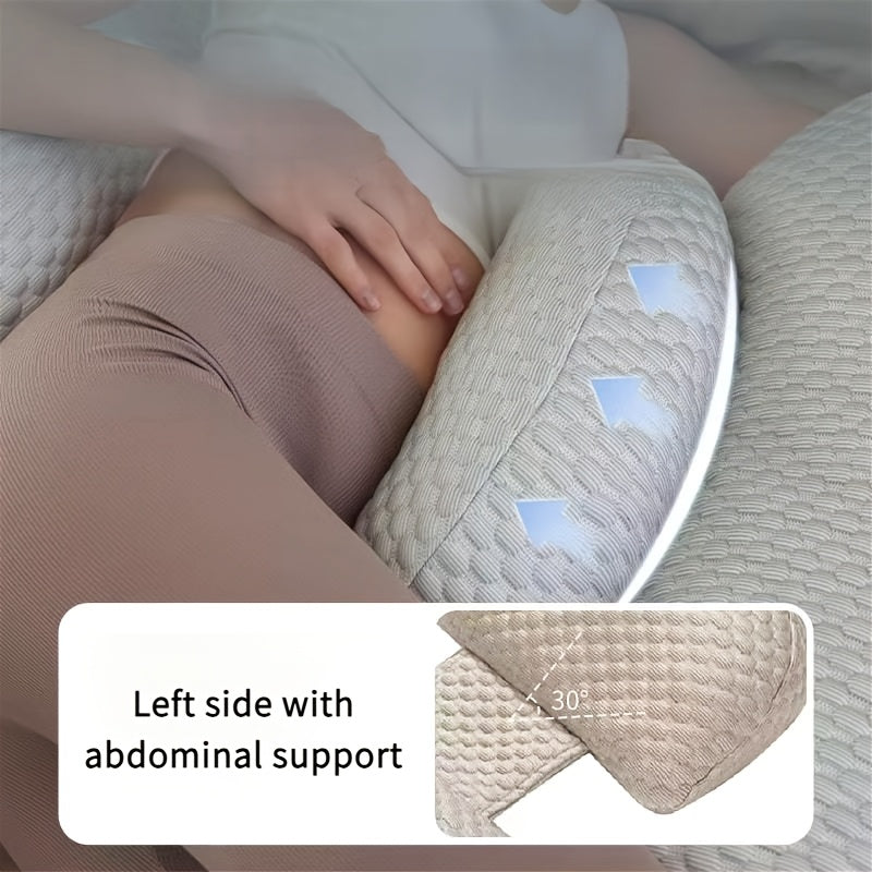 PregnaRest | Adjustable Full-Body Pillow for Side Sleeping Moms