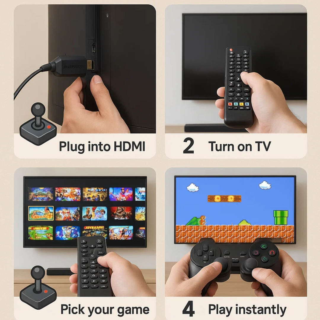 GamePort | Retro Gaming Console with 20,000 Classics
