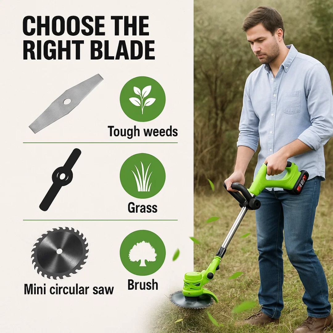 GeartTech | Powerful Electric Battery Operated Cordless Weed Eater