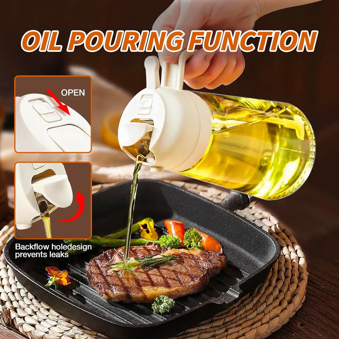 MistPour | Fine Sprayer & Pourer for Precise Seasoning