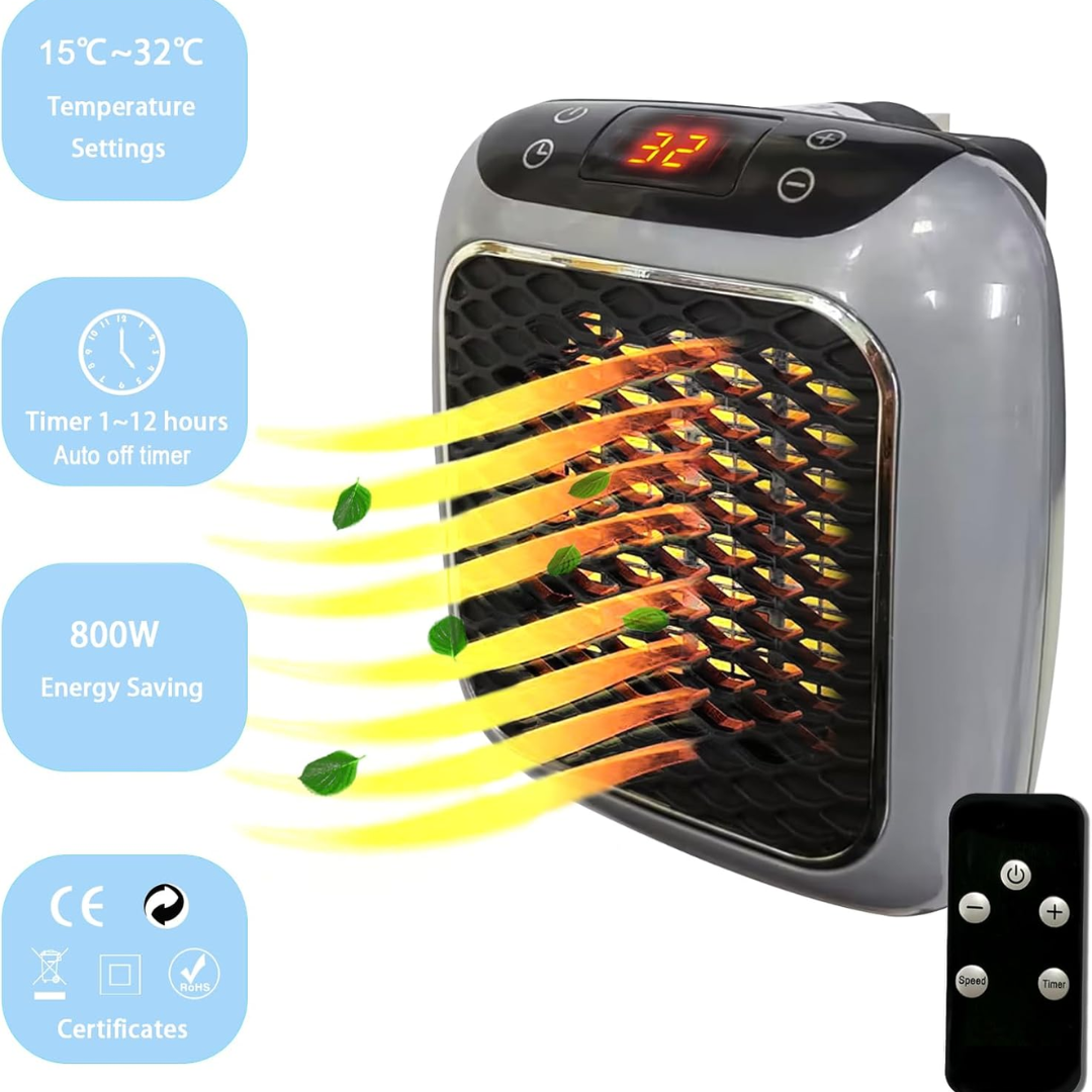 EcoHeat | Energy-saving fan heater with a modern design