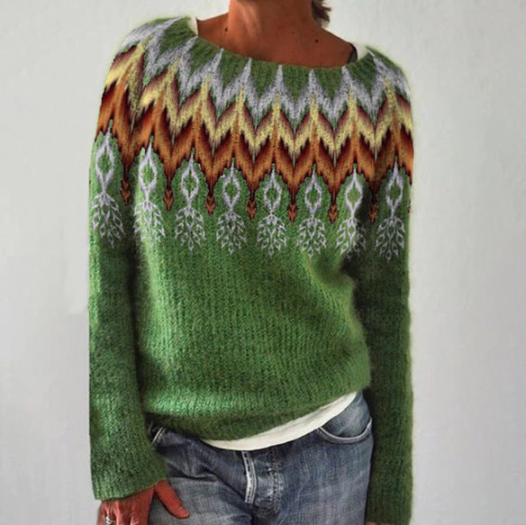 Nora | Classic Retro Jumper with Elegant Charm | Women