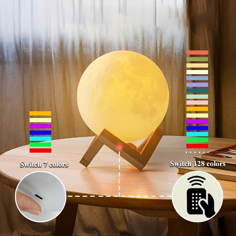 CelestiLight | Moon Night Lamp – Romantic Rechargeable Decor Piece