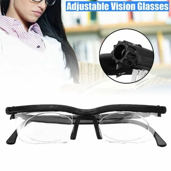 VisionFlex | Adjustable reading glasses without prescription for clear vision at any distance