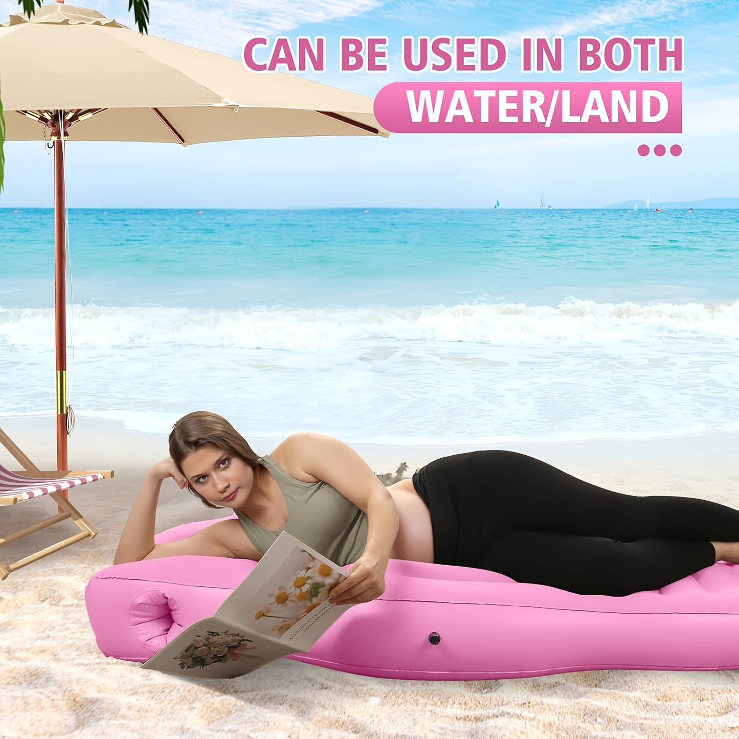 MamaFlow | Inflatable Yoga Mat – Prenatal Comfort & Stability