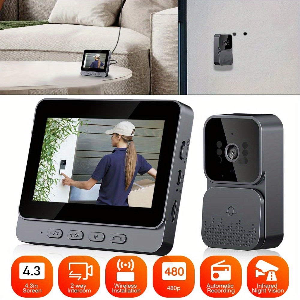 WatchBell | HD Display Smart Doorbell with Night Vision