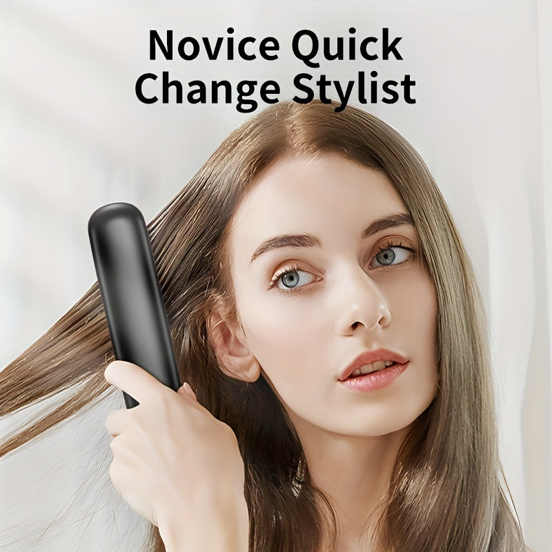 SleekMate | Portable Hair Straightening Comb – USB Rechargeable & Anti-Scald