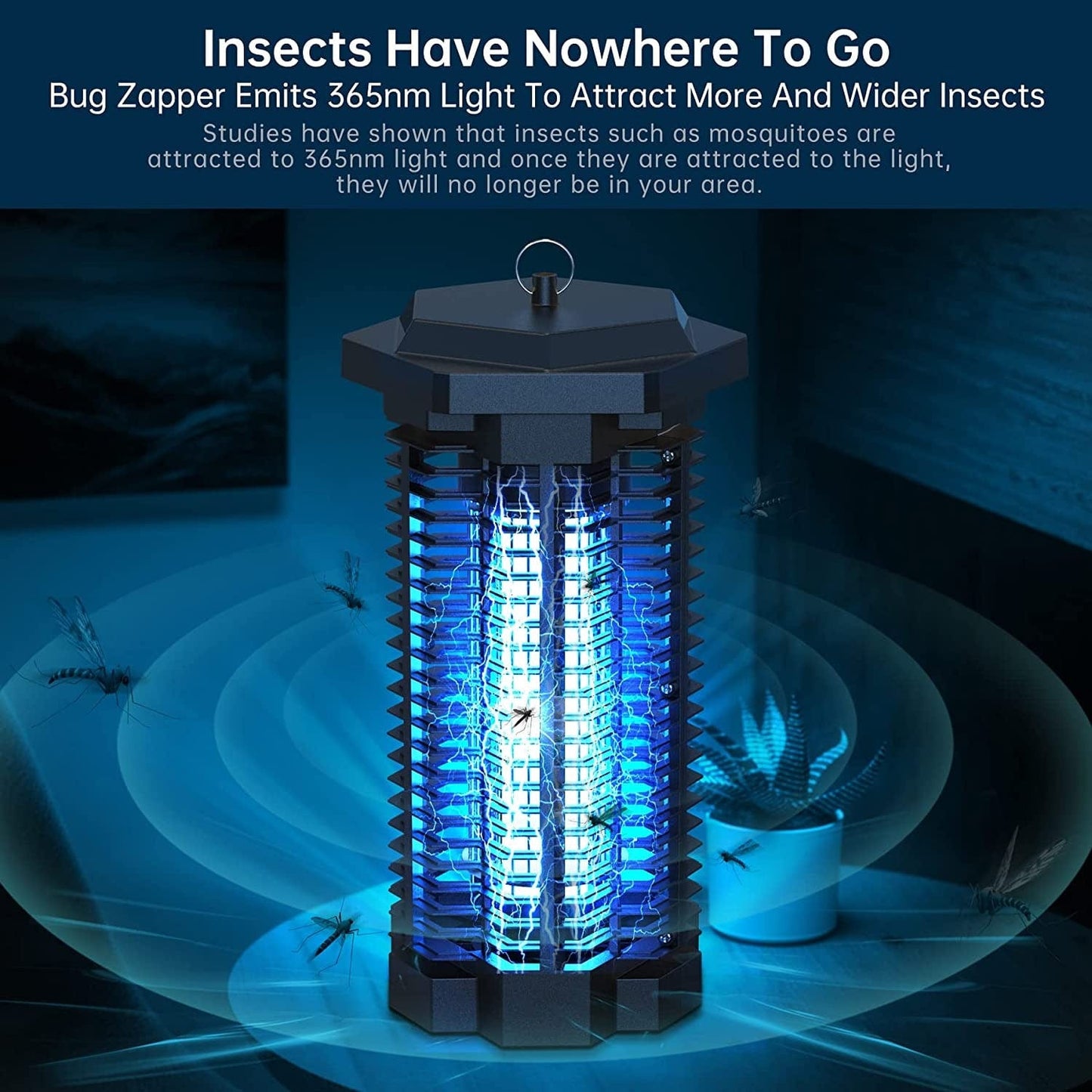 BuzzKill | Electric Mosquito Lamp with 3500V Mains Protection