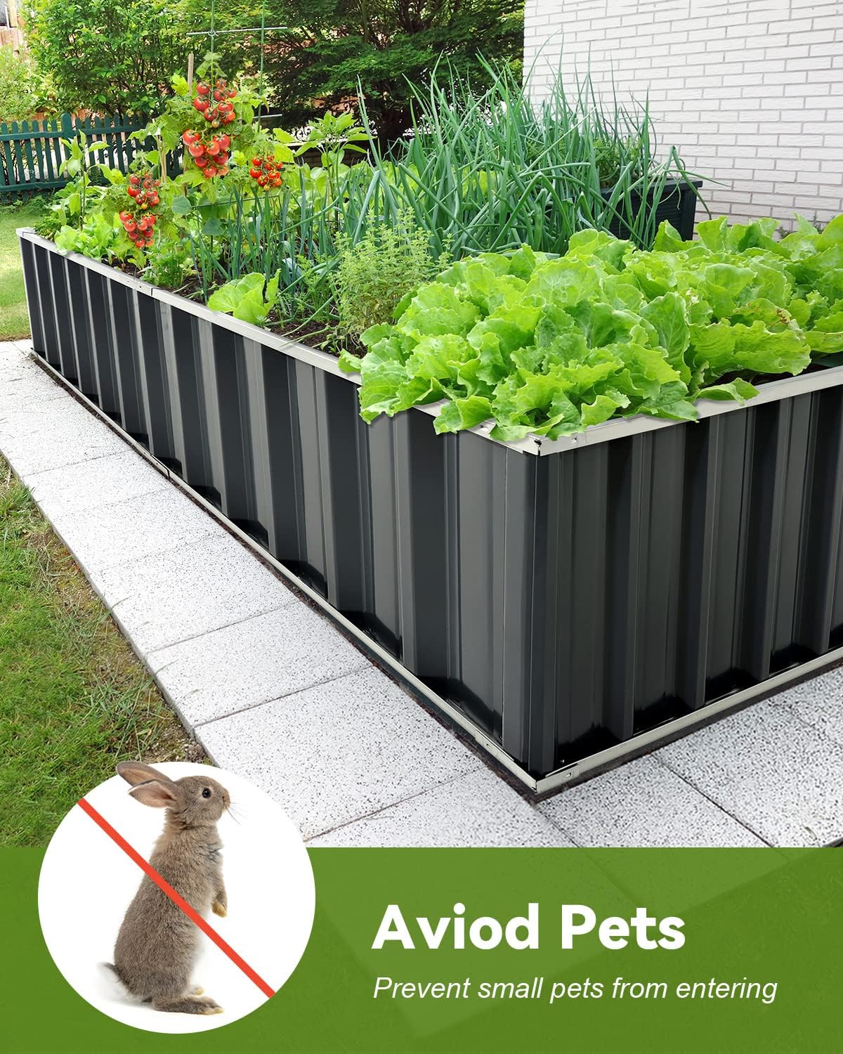 GrowBox | Robust Raised Bed Made of Steel for Vegetables & Flowers