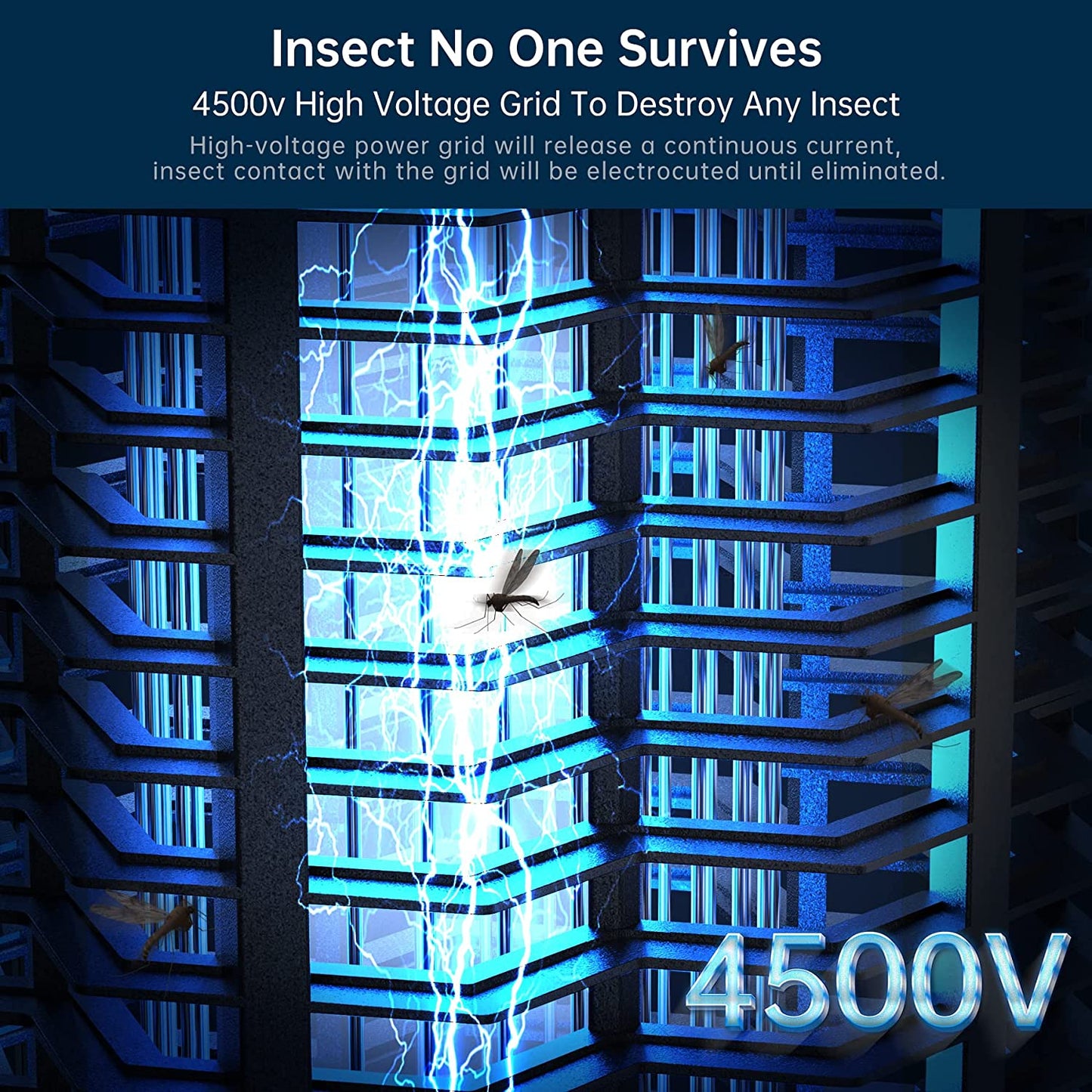 BuzzKill | Electric Mosquito Lamp with 3500V Mains Protection