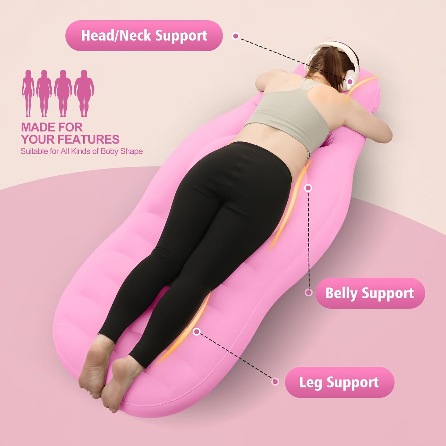 MamaFlow | Inflatable Yoga Mat – Prenatal Comfort & Stability