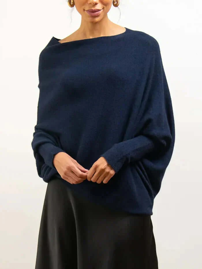 Arielle | Elegant Draped Jumper | Women’s Fashion