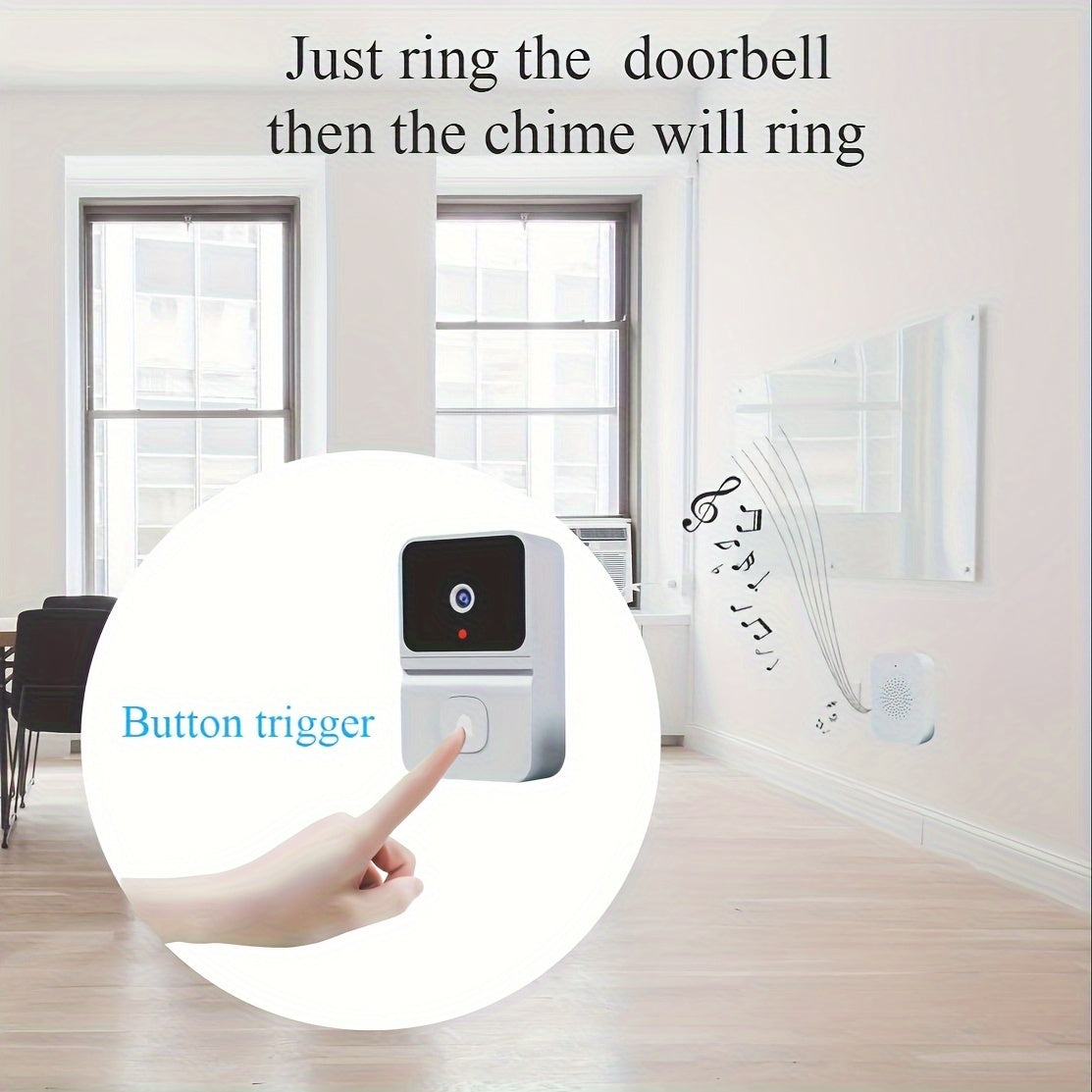 EntryCam | Battery-Powered Smart WiFi Doorbell for Home Security