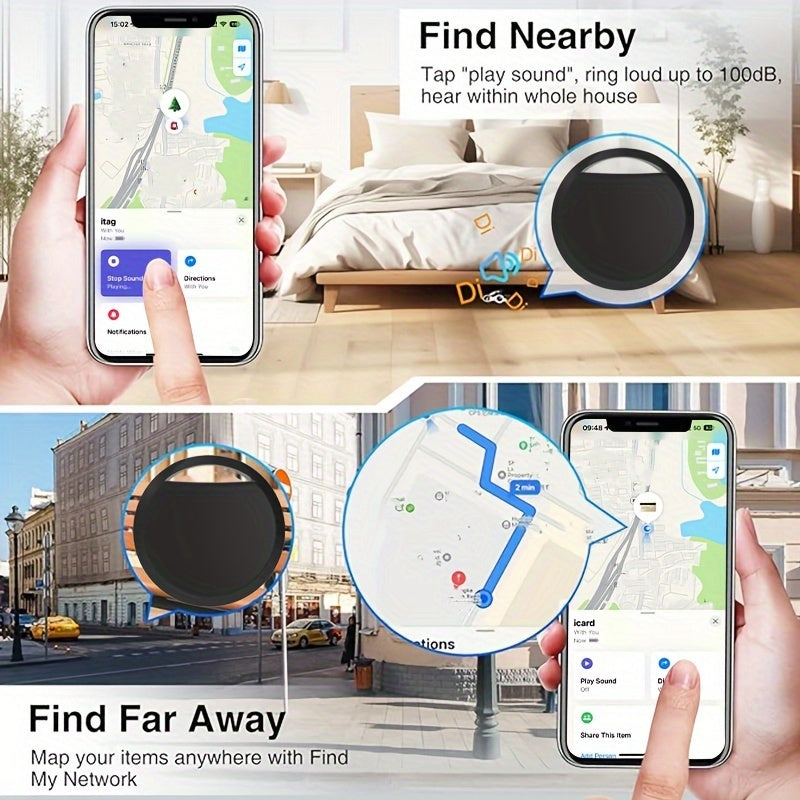 LocatePro | Mini Tracker (set of 2) - Apple Find My Compatible