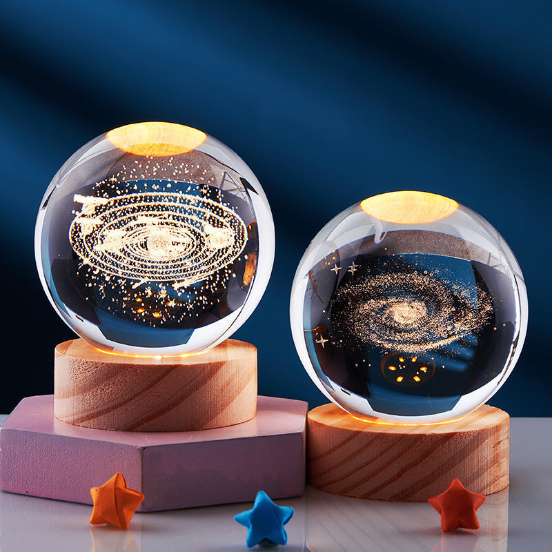 DeerLight | Orbital Crystal Table Lamp