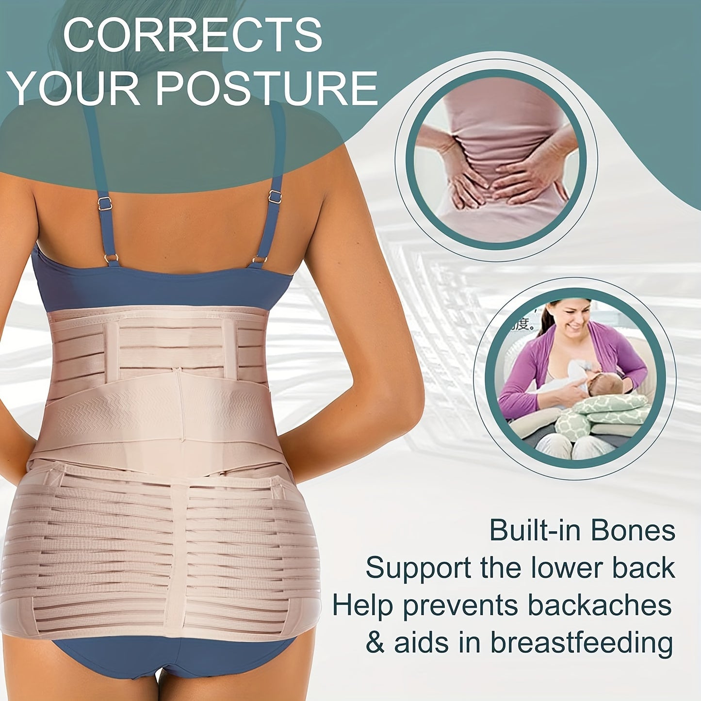 MamaRecover | Recovery Wrap – Adjustable Belly & C-Section Relief