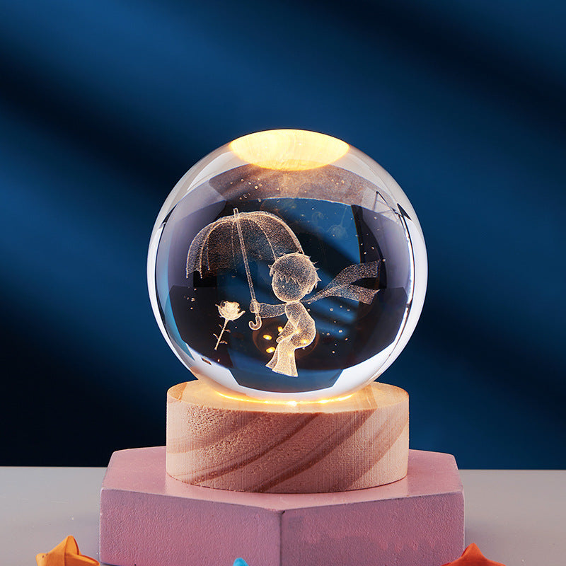 DeerLight | Orbital Crystal Table Lamp