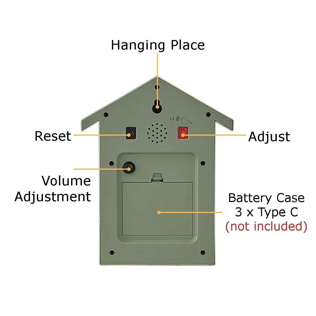 SilentCucu | Elegant Cuckoo Clock with Silent Function