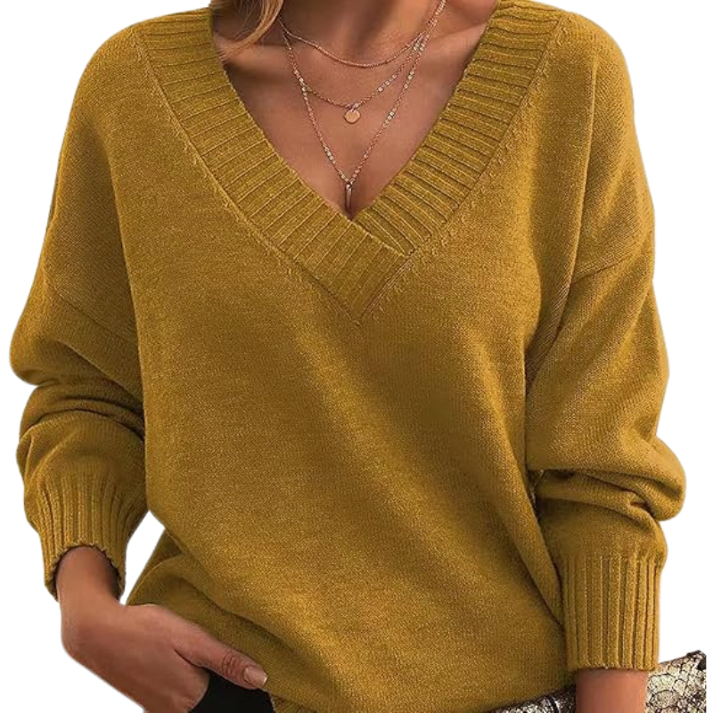 Variant image for Amélie | Women's Cashmere Sweater – Chic V-Neck Elegance-31