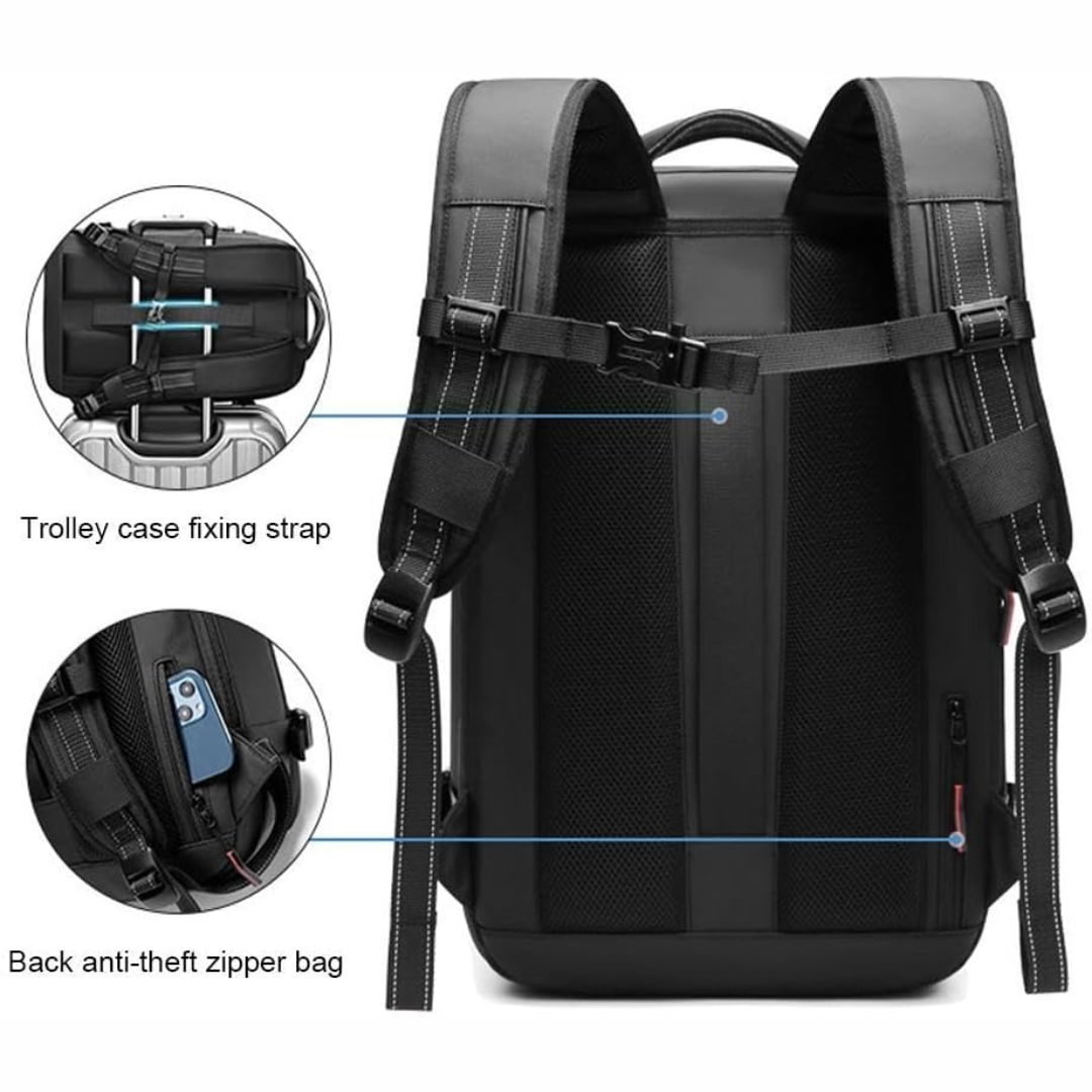 PackForm | Structured 60L Compression Rucksack for Travel & Everyday Use