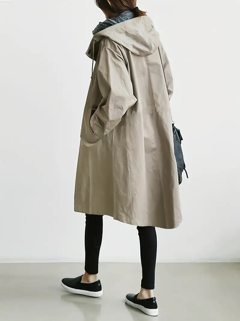 Aurelia | Sleek Waterproof Hooded Jacket | Women Fashion