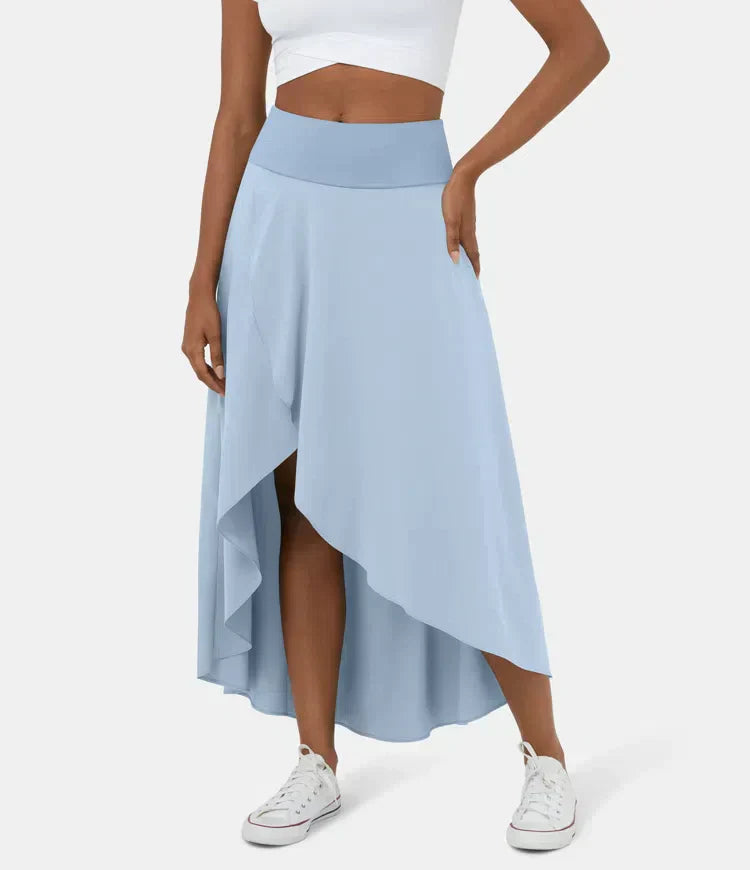 Variant image for Elegant Casual Midi Skirt for Women with Built-In Shorts - Comfortable & Stylish-36