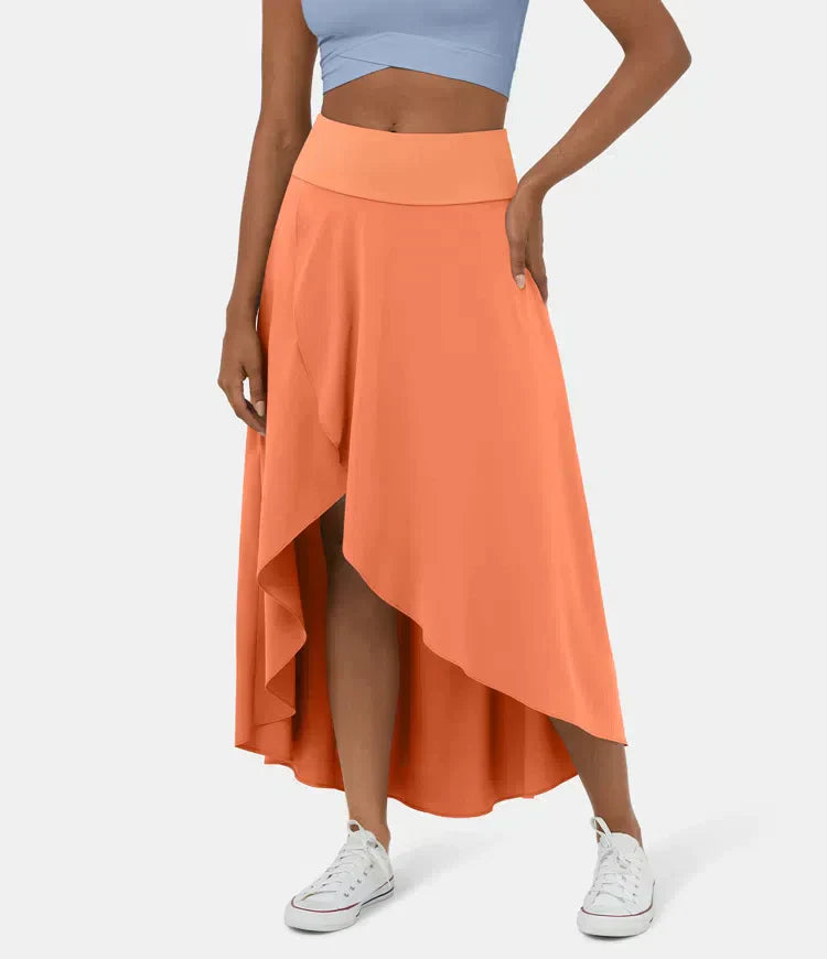 Variant image for Elegant Casual Midi Skirt for Women with Built-In Shorts - Comfortable & Stylish-51