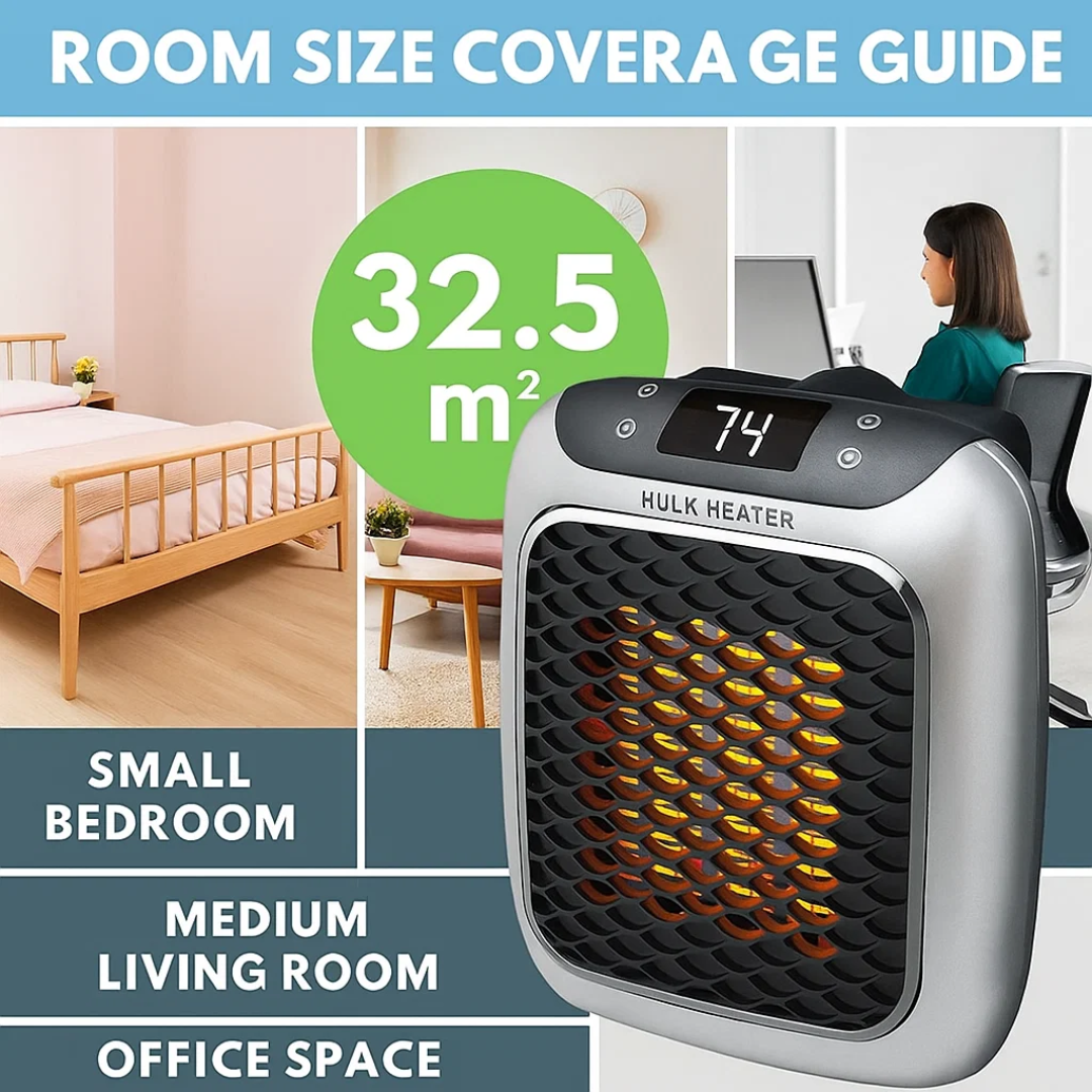 EcoHeat | Energy-saving fan heater with a modern design