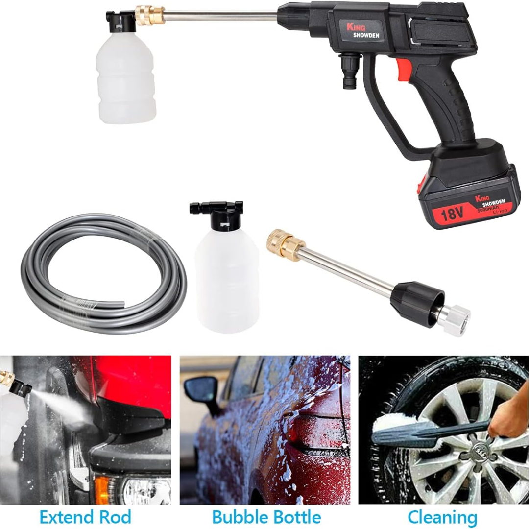 QuickWash | Cordless High-Pressure Cleaner with 2 Batteries