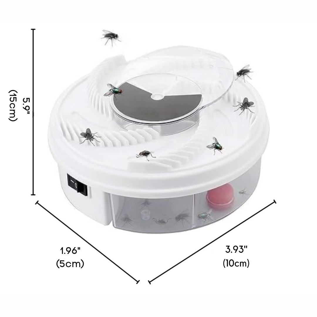 BuzzOff | Silent Fly Trap – Eco‑Friendly, Non‑Toxic Insect Catcher