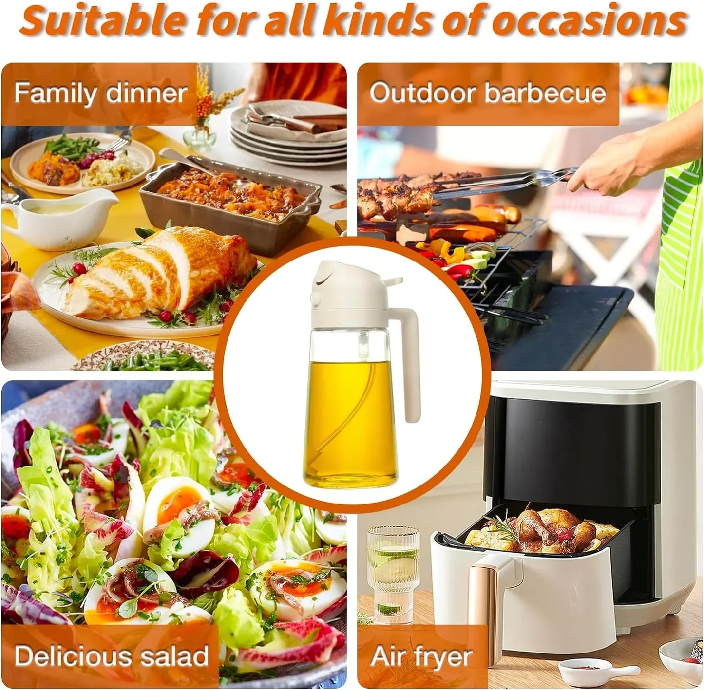 MistPour | Fine Sprayer & Pourer for Precise Seasoning