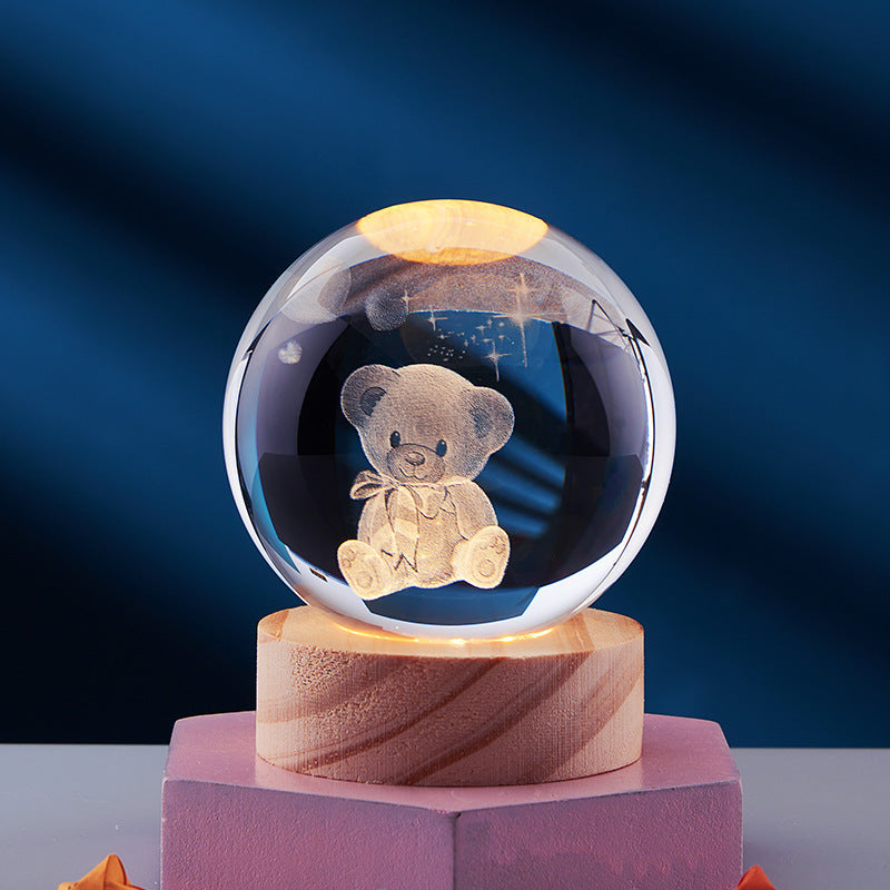 DeerLight | Orbital Crystal Table Lamp