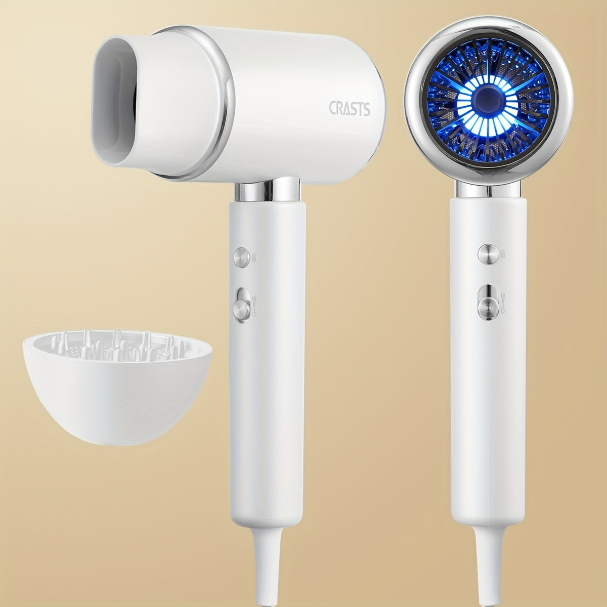 AeroSilk | 2000W Quiet Ionic Hair Dryer for Gentle Hair Care